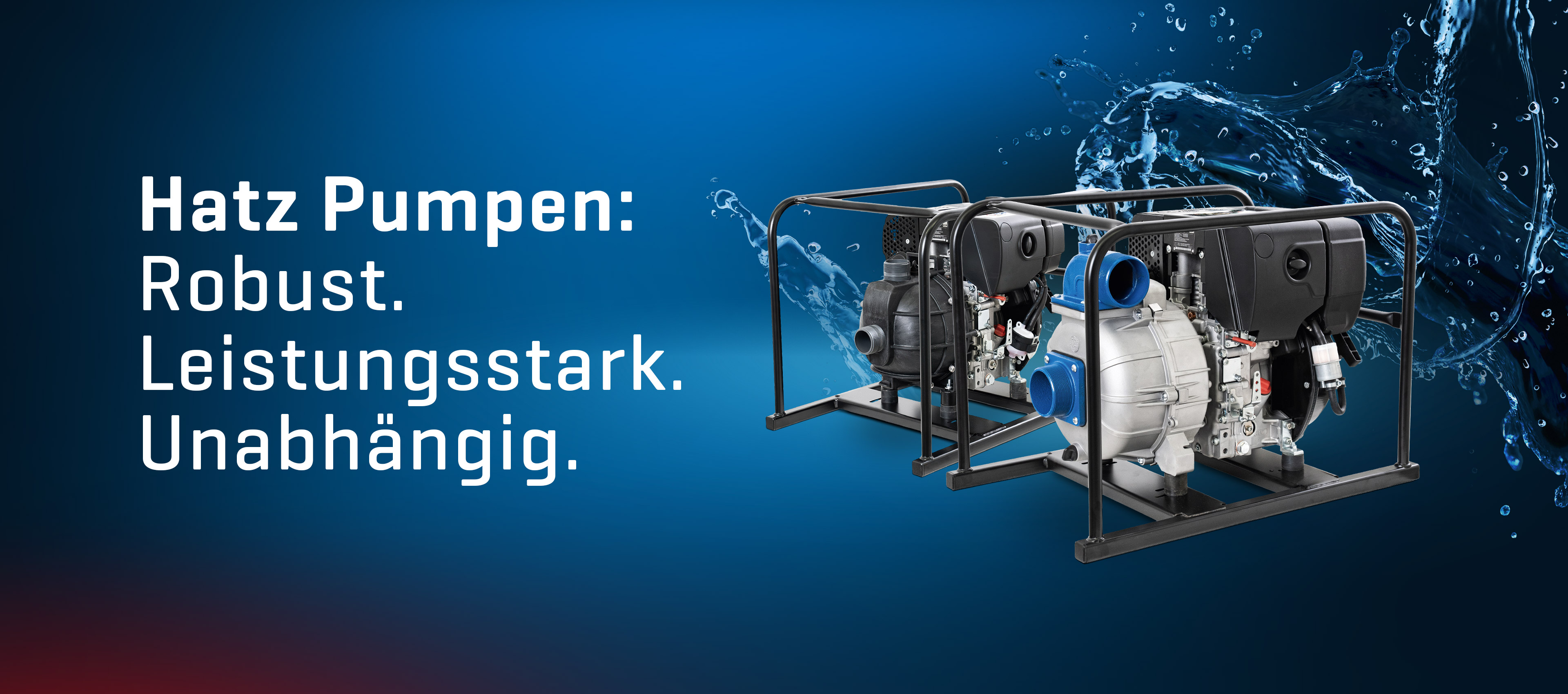 Banner Hatz Wasserpumpe