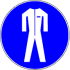 Schutzkleidung benutzen